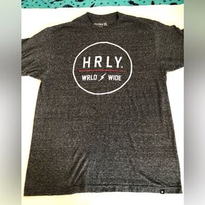 Hurley Gray Black/White T-shirt Men Large